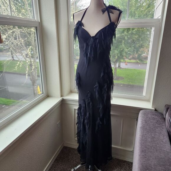 Vintage Dresses & Skirts - Jackie Rogers 100% Silk Vintage 1990's/Y2K Evening Dress | 2